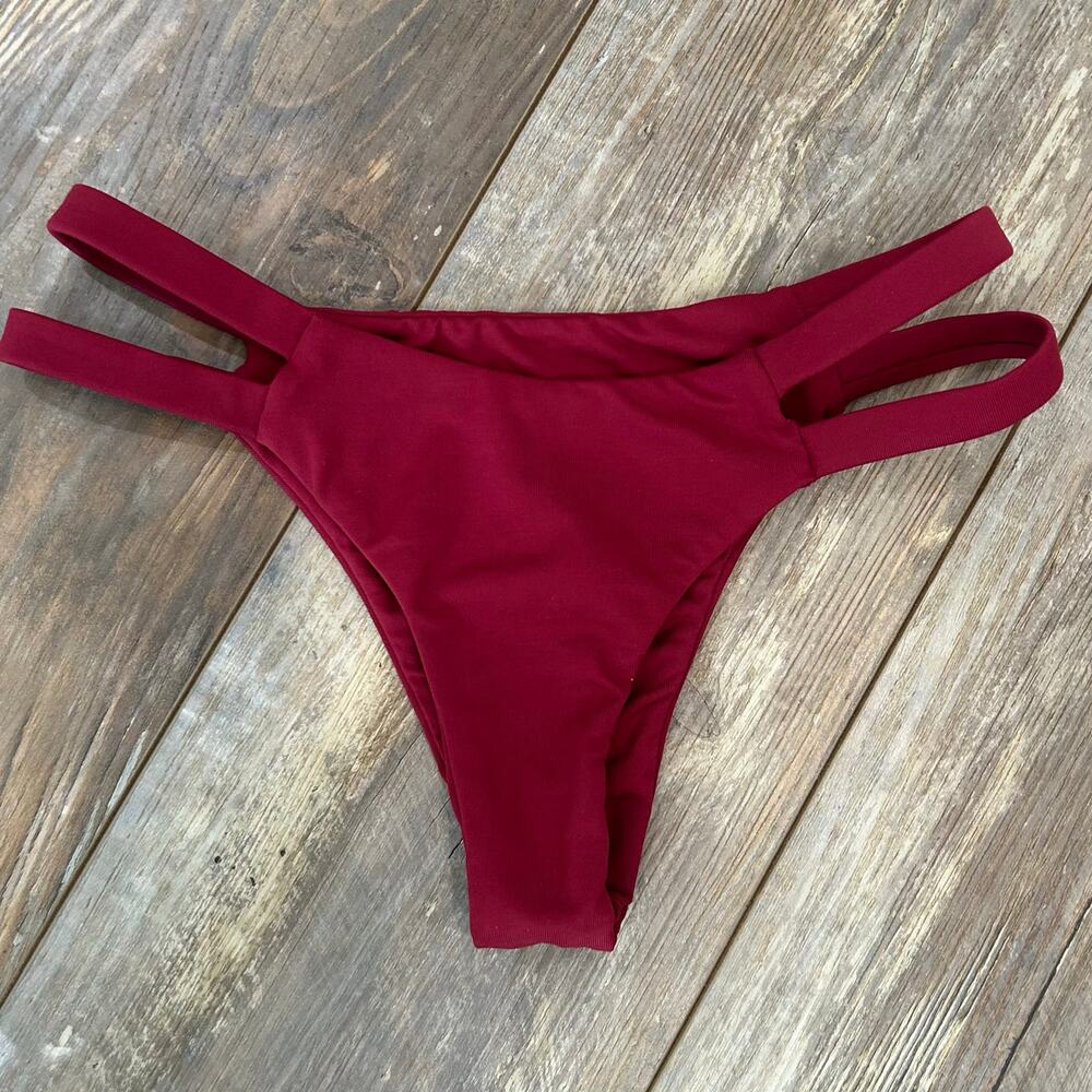 Midori Dark Pink Bikini Bottoms